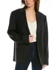 IRO Mitch Wool-Blend Jacket 52 Grey