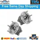 TRQ Pre-Pressed Wheel Bearing & Rear LH RH Hub Assembly Pair For 2002-06 Subaru