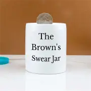 Personalised Swear Jar Money Box