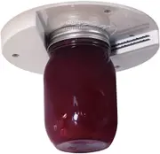 EZ Off Jar Opener - Under Cabinet Jar Lid & Bottle Opener - Great for Seniors & Weak or Arthritic Hands (1)