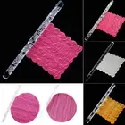 Christmas Acrylic Flower Rolling Pin Xmas Embossing Wave Texture Fondant Tool