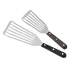 Stainless Steel Slotted Fish Turner Frying Spatula with Handle for Barbecue
