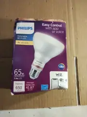 PHILIPS WIZ 562629 SOFT WHITE BR30 65W EQUIVALENT DIMMABLE SMART LED LIGHT BULB