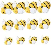 TEMPNAP 50Pcs Mini Resin Bee Charms for DIY Crafts Decorative Accessories for Phone Cases Photo Frames and Wall Art Lightweight and Durable Lemon Designs