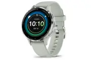 Garmin Venu 3S Silver Stainless Steel, Sage Grey Case - 010-02785-01