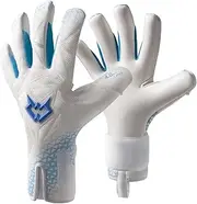 WVVOU Soccer Goalie Gloves for Adults and Youth, High Performance Goalkeeper Gloves, Breathable Soccer Gloves, Professional Guantes De Portero with 4+3mm Sticky Super Grip Latex Palm