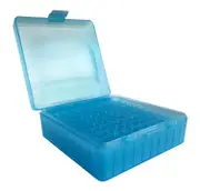 Max-comp Ammo Box Med Pistol 100 Rnd Yellow Fits 38sup 38spl 357mag Etc Ptab002