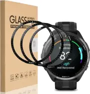 [3 Pack] Garmin Forerunner 965 Screen Protector 3D Curved HD Clear Anti-Scratch