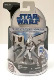 STAR WARS CLONE TROOPER WITH SPACE GEAR FIGURE CLONE WARS SEALED #21