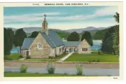 Memorial Chapel, Lake Junaluska, North Carolina, Unused Vintage Postcard