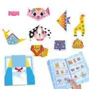 152 Sheets Origami Paper Kit with Guiding Book DIY Art and Craft Kids Toys