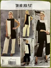 Vogue Designer Tom & Linda Platt V1581 Misses Tunic & Pants Size 14-22 Uncut FF