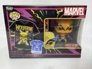 Funko Pop Tee Marvel WOLVERINE (Black Light) Vinyl Figure and XL Shirt Target EX