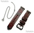 Libra Zodiac Set Embossed Brown Leather Band Strap for Fitbit Versa 3 4 Sense 2