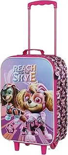 [PAW PATROL] Soft 3D Trolley Suitcase, 17 x 33 x 52 cm, Capacity 26 L, Pink Mighty, One Size, Soft 3D Trolley Suitcase Mighty