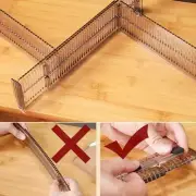2pcs Adjustable Clapboard Drawer Divider Partition Storage Organiser P7P9US.