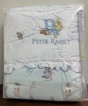 0/3 Baby Collection The World of Peter Rabbit Cotton Crib Blanket Comforter NEW