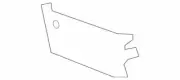 Genuine GM 2007-2013 Chevrolet GMC License Plate Frame Bracket Holder 15781554