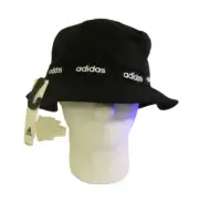 NWT Adidas Womens Essentials II Bucket Hat OSFA Black/White