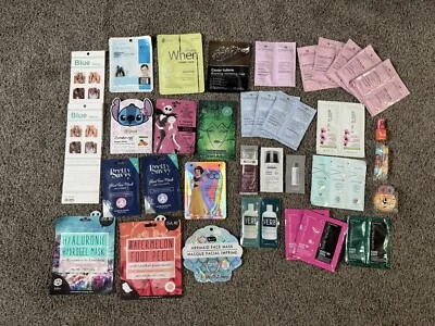 Cosmetic Bundle Travel Sizes- Face Mask Shampoo Conditioner Lip Balm Tattoo