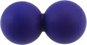 Baluue Peanut Massage Ball Durable Silicone Muscle Roller for Myofascial Release Neck and Yoga Pilates Physical Therapy and Rehabilitation Dark Blue