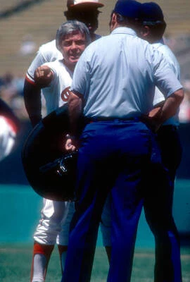 Manager Earl Weaver Of The Baltimore 1980 Baseball Photo 2