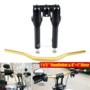 Club Style 1-1/2" Handlebar & Riser Kit For Harley Dyna FXD Super Glide Softail