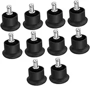Tofficu 10Pcs Office Chair Stopper Durable Non Slip Furniture Leg Plugs for Floor Protection Easy to Install Stationary Glides for Rolling Chairs