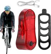 Cycle Rear Light – High Visibility Rear Bike Light, Rechargeable Red Warning Light | Scooter Taillight Accessory, Cycling Visibility Tools with Outdoor Activities, Night Ride Equipment