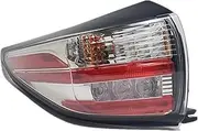Compatible for Nissan Murano 2015-2018 Car Rear Tail Light Brake Light Turn Signal Lamp 265505AA0A 265555AA0B 265505AA1D 265505AA1B(Left Outside)