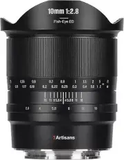 7artisans 10mm F2.8 II Full Frame Wide Angle Fisheye Lens For E/Z/RF/L Mount