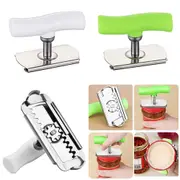 Adjustable Jar Opener Stainless Steel Lids Off for weak Hands Seniors Arthritis - Green Vido
