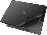 MOSISO Compatible with MacBook Pro 14 inch Case 2025-2021 M4 M3 M2 M1 A3112 A3185 A3401 A2918 A2992 A2779 A2442, Shockproof Anti-Fingerprint Scratch Resistant PP Matte Soft Case Cover, Black