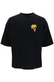 [PALM ANGELS] PALM ANGELS 'burning palm oversized t L Black