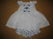 NWT Gymboree Gazebo Party 18-24 Mo Set White Flower Shirt Top Bloomer Shorts