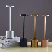 Cordless Table Lamp Rechargeable Battery Powered LED Desk Lamp 3-Levels Brightness Stepless Dimming Outdoor Table Light for Restaurant/Home/Patio