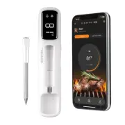 INKBIRD Mini Bluetooth Meat Thermometer - 1000Ft Range, Waterproof, LED Display