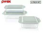 Pyrex 6-Piece Deep Dish Cookware Set