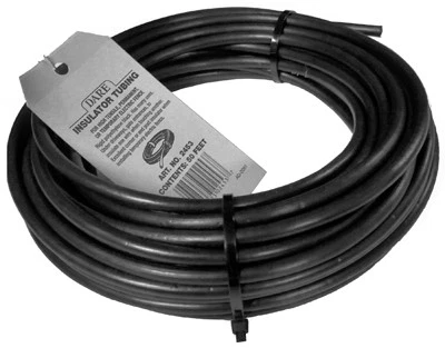 Wire Insulator Tubing, Black, 50 Ft. Coil - 2453