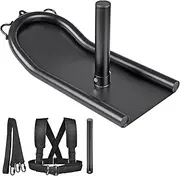 Weight Sled, Fitness Sled, Fitness Strength Training Sled, Speed Training Sled - Heavy-Duty Weight Training Equipment for Muscle Building and Explosive Power - Suitable for 1” & 2“ Weight Plate
