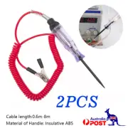 2PCS 3-24V Digital Electric Circuit LCD Tester Test Car Truck Voltage Probe Pen