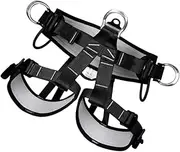 Mens Climbing Harness | Adjustable Safety Belt Climbing Harness with Straps - Protect Waist Strong Load-Bearing Straps, Support Belts for Caving Rock Climb, Rappelling