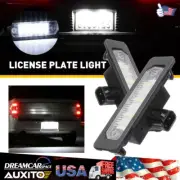 Pair Full LED License Plate Tag Light For Ford Mustang Focus Fusion Flex Taurus (for: Ford)