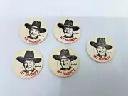 5 -Hopalong Cassidy My Favorite Wm. Boyd Milk Bottle Cap Unused