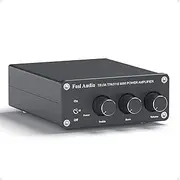 Fosi Audio TB10A 2 Channel Stereo Audio Amplifier Receiver, Mini Hi-Fi Class D Integrated TPA3116 Amp for Speakers 100W x 2, with Bass and Treble Control (with 24V AU Power Supply)