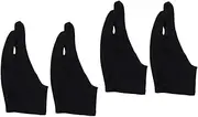Baluue Sets Sketch Glove Women's Two Finger Curved Gloves Winter Warm Thin and Breathable Size l Pcs