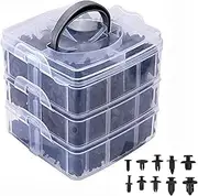 COZYROOM 620pcs/box Auto Fastener Clip Mixed Car Body Push Retainer Pin Rivet Bumper Door Trim Panel Retainer Fastener Kit (Color Name : Shows)