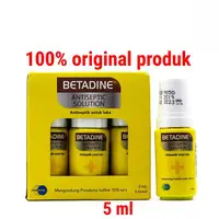 在飛比找蝦皮購物優惠-Betadine 5ml Betadine 傷口消毒液防腐劑