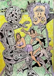 GIANT CYBORG ** MIKE BENNETT'S ORIGINAL ART (2025) 02/17/25