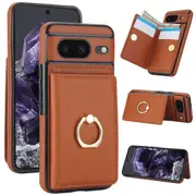 Google 8 Pro Case With Card Holder,Military Grade Drop Protection,Durable Shockproof Cover-Brown
